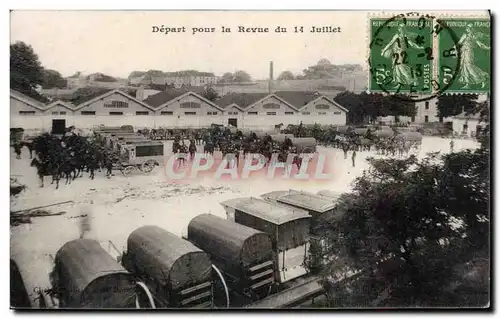 Dijon Depart pour la Revue du 14 Juillet - Cartes postales