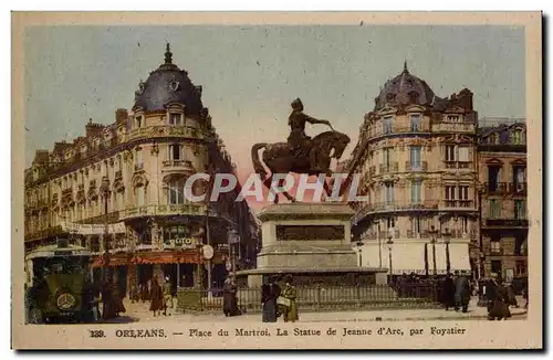 Orleans - Place du Martroi - La Statue de Jeanne d&#39Arc - Cartes postales