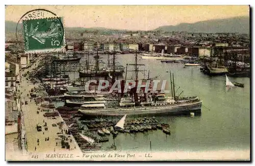 Marseille - Vue Generale du Vieux Port - Cartes postales