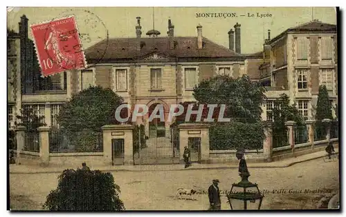 Montlucon - Le Lycee - Cartes postales