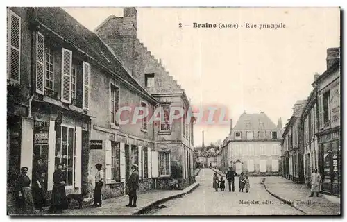 Braine - Rue Principale - Cartes postales