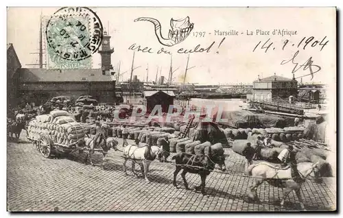 Cartes postales Marseille La place d&#39Afrique