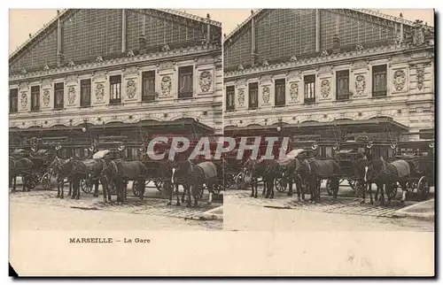 Cartes postales Marseille La gare