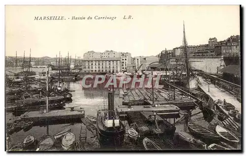 Cartes postales Marseille Bassin du carrenage