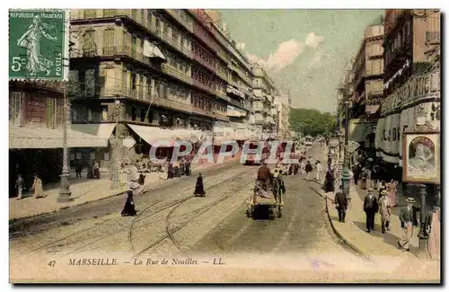 Cartes postales Marseille La rue de Noailles