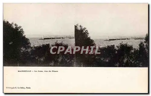 Ansichtskarte AK Marseille La jetee Vue du phare