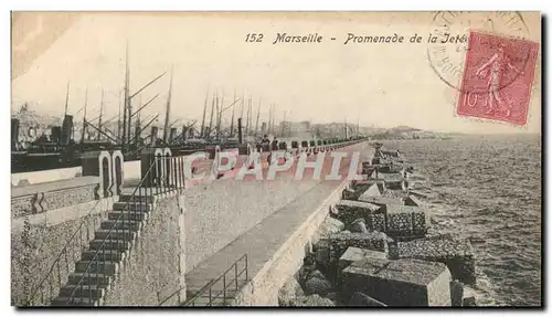 Cartes postales Marseille Promenade de la jetee