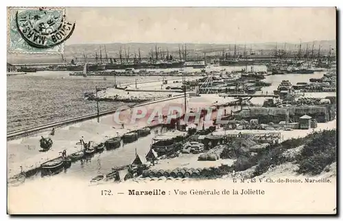 Ansichtskarte AK Marseille Vue generale de la Joliette