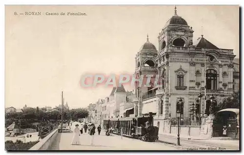 Cartes postales Royan Casino de Foncillon Train