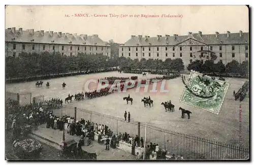 Cartes postales Nancy Caserne Thiry 26eme et 69eme regiments d&#39infanterie