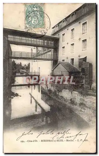 Cartes postales Mirebeau sur Beze Moulin