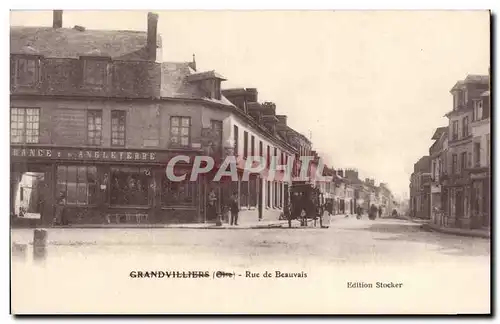 Cartes postales Grandvilliers Rue de Beauvais