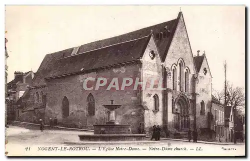 Cartes postales Nogent le Rotrou L&#39eglise Notre Dame