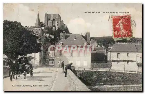 Cartes postales Montrichard Le pont et le donjon