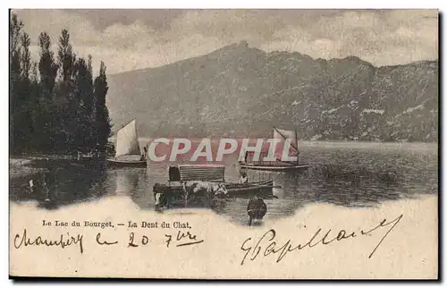 Cartes postales Lac du Bourget La dent du chat