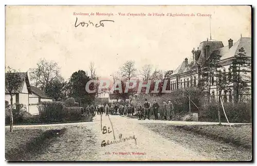 Cartes postales Environs de Montargis Vue d&#39ensemble de l&#39ecole d&#39agriculture du Chesnoy