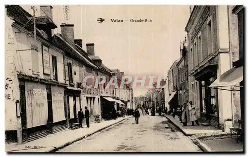 Cartes postales Vatan Grande rue