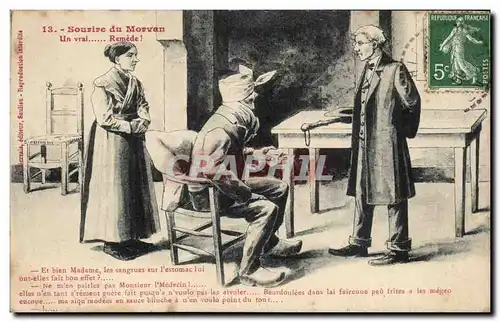 Cartes postales Fantaisie Sourire du Morvan Docteur