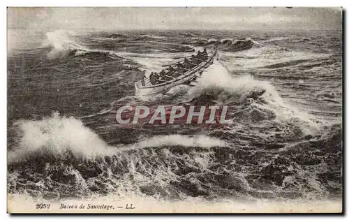 Cartes postales Bateau de sauvetage