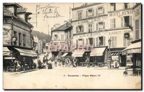 Cartes postales Suresnes Place Henri IV