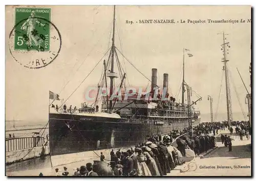 Cartes postales Saint Nazaire Le paquebot Transatlantique Le Navarre