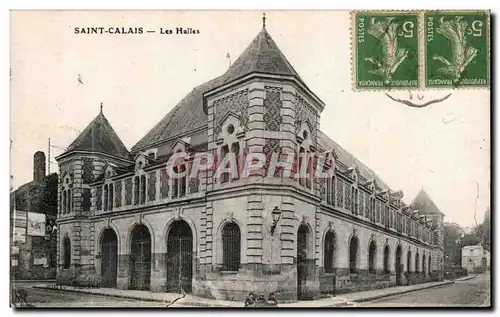 Cartes postales Saint Calais Les halles