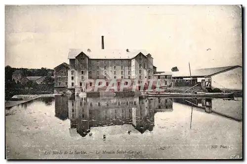 Ansichtskarte AK Les bords de la Sarthe Le Moulin Saint Georges