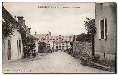 Cartes postales Coudrecieux Avenue de la Mairie