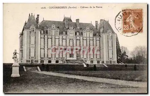 Cartes postales Coudrecieux Chateau de la pierre