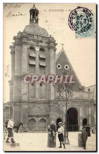 Cartes postales Pontoise Eglise Notre Dame