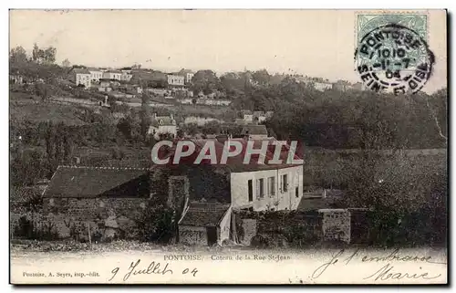 Cartes postales Pontoise Coteau de la rue St Jean