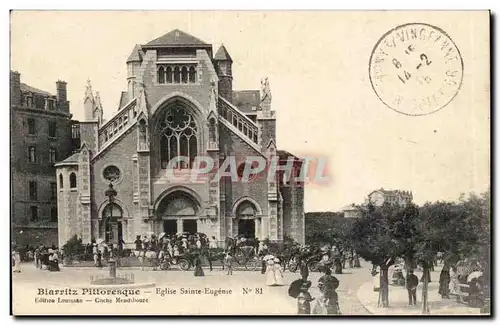 Ansichtskarte AK Biarritz Eglise Sainte Eugenie