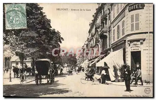 Cartes postales Belfort Avenue de la gare