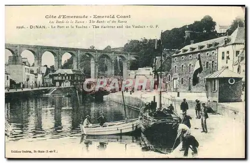 Cartes postales Dinan Le port et le viaduc