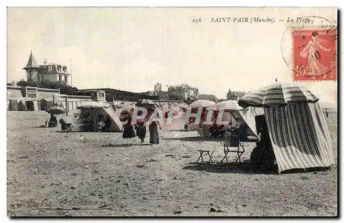 Cartes postales Saint Pair La plage