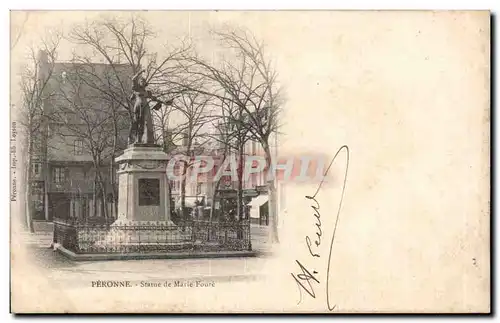 Cartes postales Peronne Statue de Marie Foure