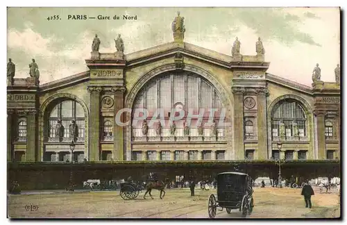 Cartes postales Paris Gare du Nord