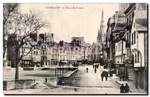 Cartes postales Guingamp Place du centre