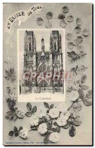 Cartes postales Le baiser de Toul Cathedrale