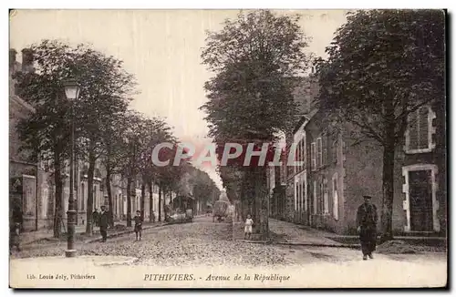 Cartes postales Pithiviers Avenue de la Republique