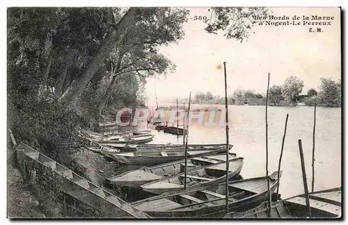 Ansichtskarte AK Les bords de la Marne a Nogent le Perreux