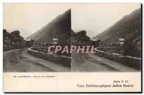 Ansichtskarte AK Cauterets Chemin de la Railliere