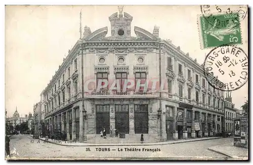 Cartes postales Tours le theatre francais