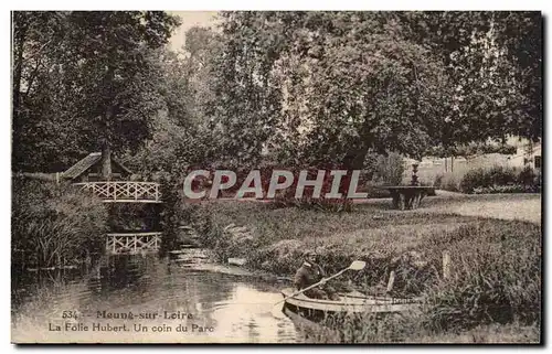 Cartes postales Meung sur Loire La folie Hubert Un coin du parc