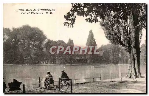 Ansichtskarte AK Bois de Vincennes Lac et pecheurs