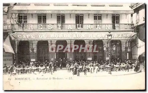 Cartes postales Bordeaux Restaurant de Bordeaux