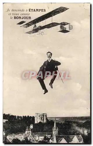 Cartes postales Etampes Avion