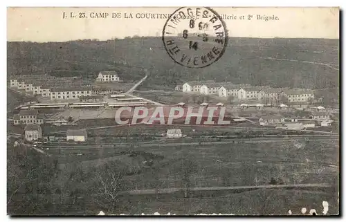 Cartes postales Camp de la Courtine Artillerie et 2eme Brigade Militaria