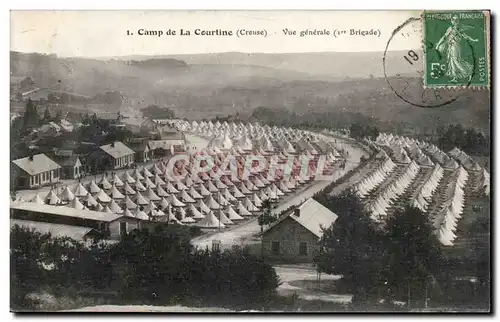 Ansichtskarte AK Camp de la Courtine Vue generale