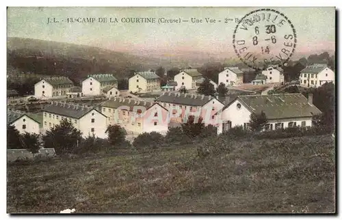 Cartes postales Camp de la Courtine Une vue 2eme brigade